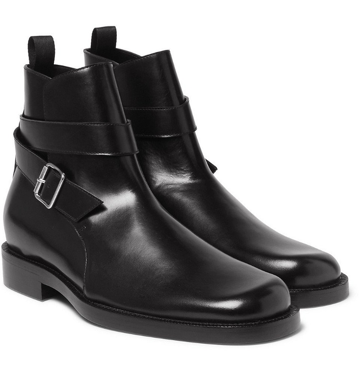 Photo: Balenciaga - Leather Jodhpur Boots - Men - Black