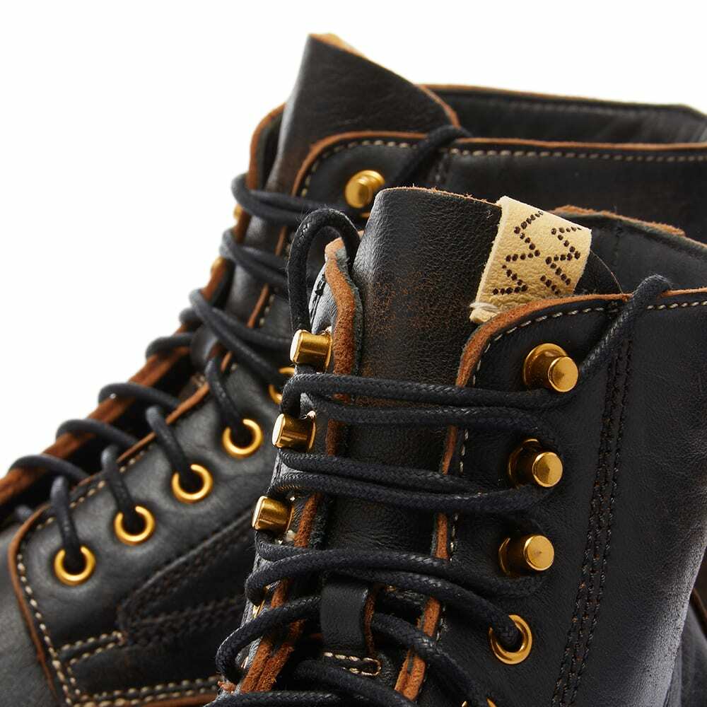 Visvim Men's Virgil Boots Folk Sneakers in Black Visvim