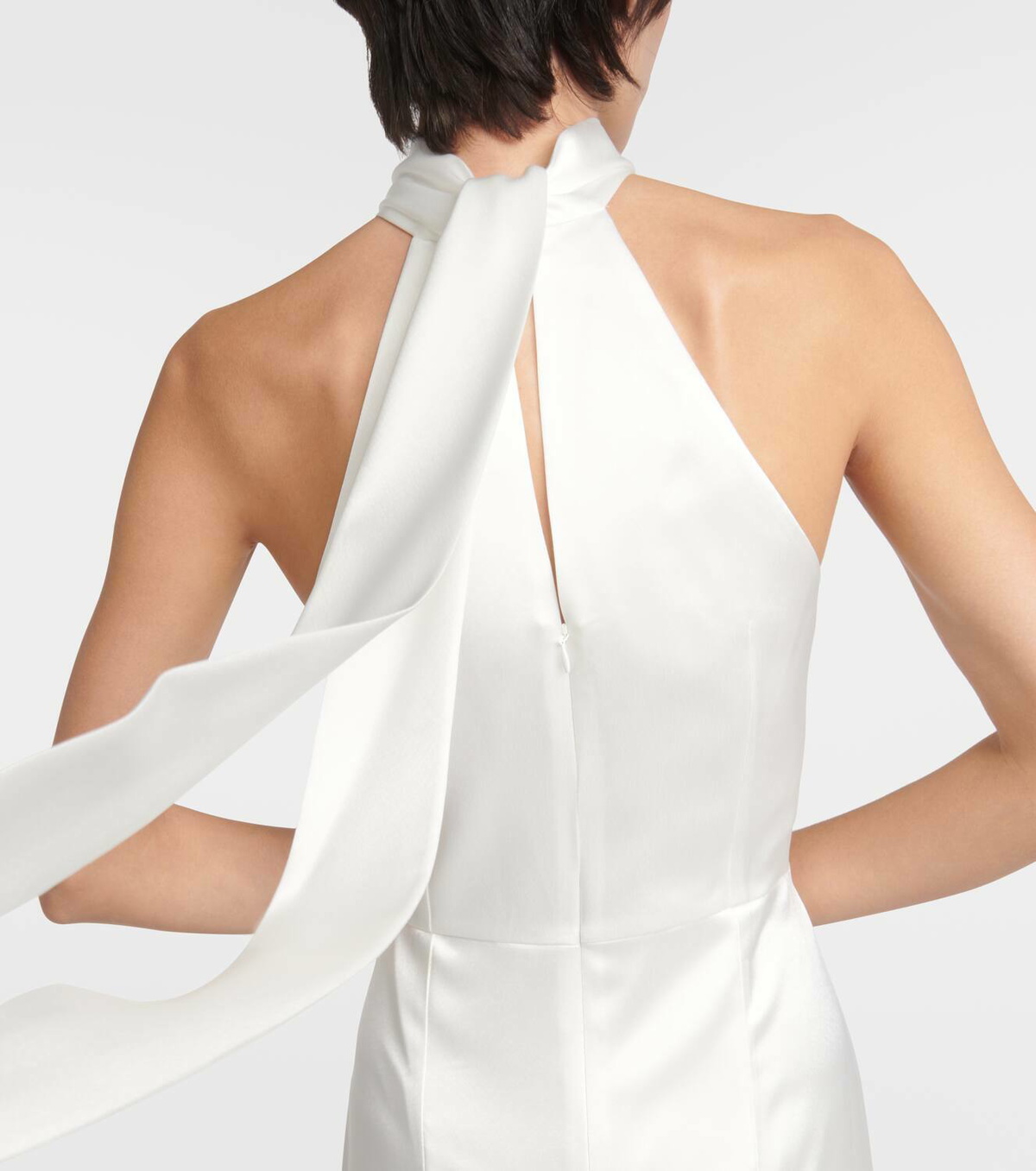 Galvan Bridal Sienna satin jumpsuit