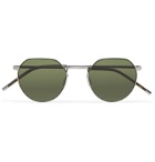 Dick Moby - Agadir Round-Frame Silver-Tone Sunglasses - Silver