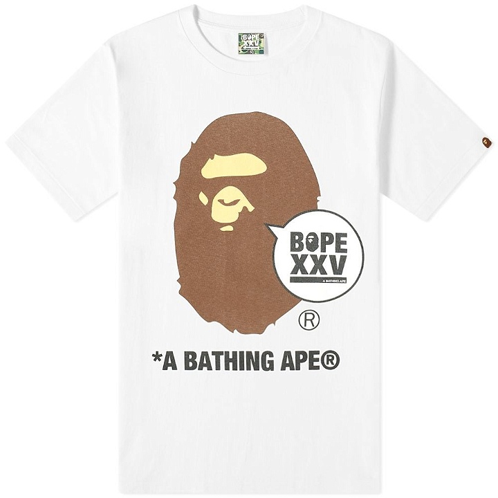Photo: A Bathing Ape Bape XXV Ape Head Tee