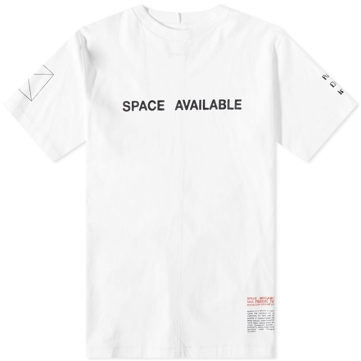 Photo: Space Available Men's SA03 Logo T-Shirt in White