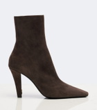 Saint Laurent Jill suede ankle boots
