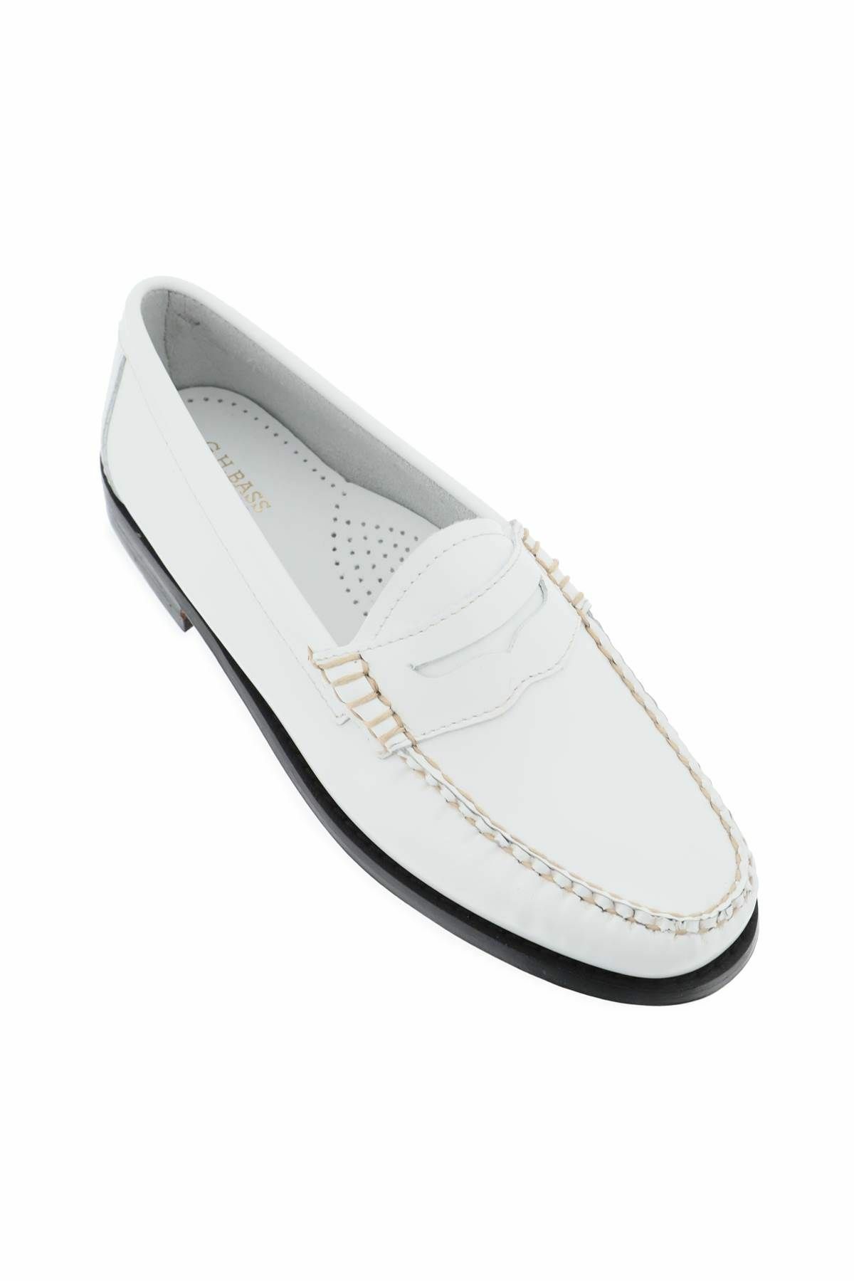 G. H. BASS weejuns penny loafers White