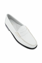 G. H. BASS weejuns penny loafers White