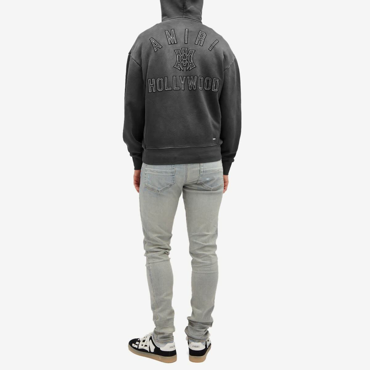 AMIRI Men's Oversized Logo Hoodie in Black Amiri