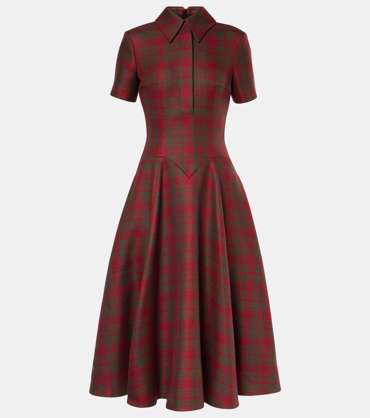 emilia wickstead shirt dress Emilia Wickstead - Marione Dress In Blue Paisley Silk Twill