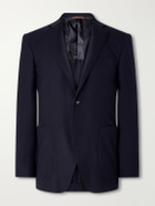 Canali - Kei Wool-Blend Blazer - Blue