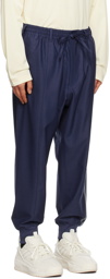 Y-3 Blue Cuffed Lounge Pants