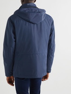 Hugo Boss - Cemalo Convertible Coated-Shell Hooded Jacket - Blue