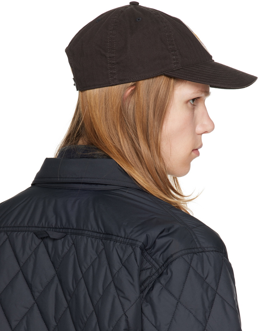 RRL Black Winged-Logo Twill Ball Cap RRL
