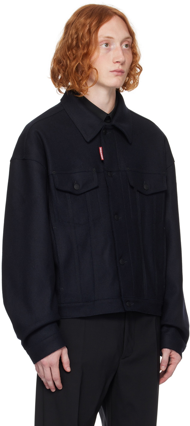 Dsquared2 Navy Kaban Jacket