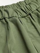 Bellerose - Stanford Straight-Leg Cotton-Twill Trousers - Green