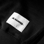 Jil Sander Men's Plus Logo Patch Crew Sweat in Black