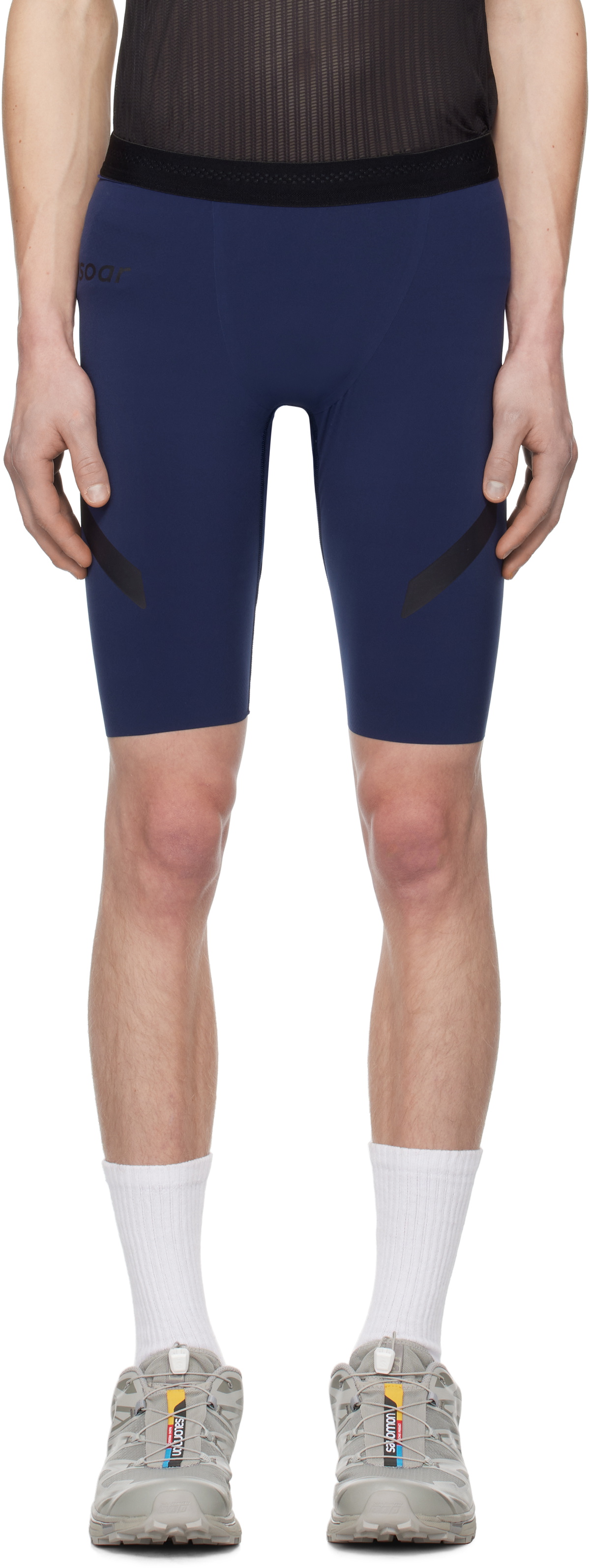 Soar Running Gray Half Tights Shorts Soar Running