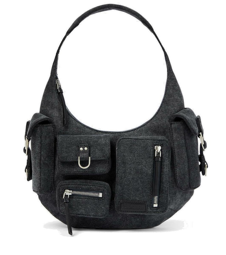 Photo: Blumarine Small denim shoulder bag