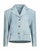 Ermanno Scervino Womens Blazer Sky in Blue