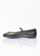 Prada Nappa Leather Ballerina Flats
