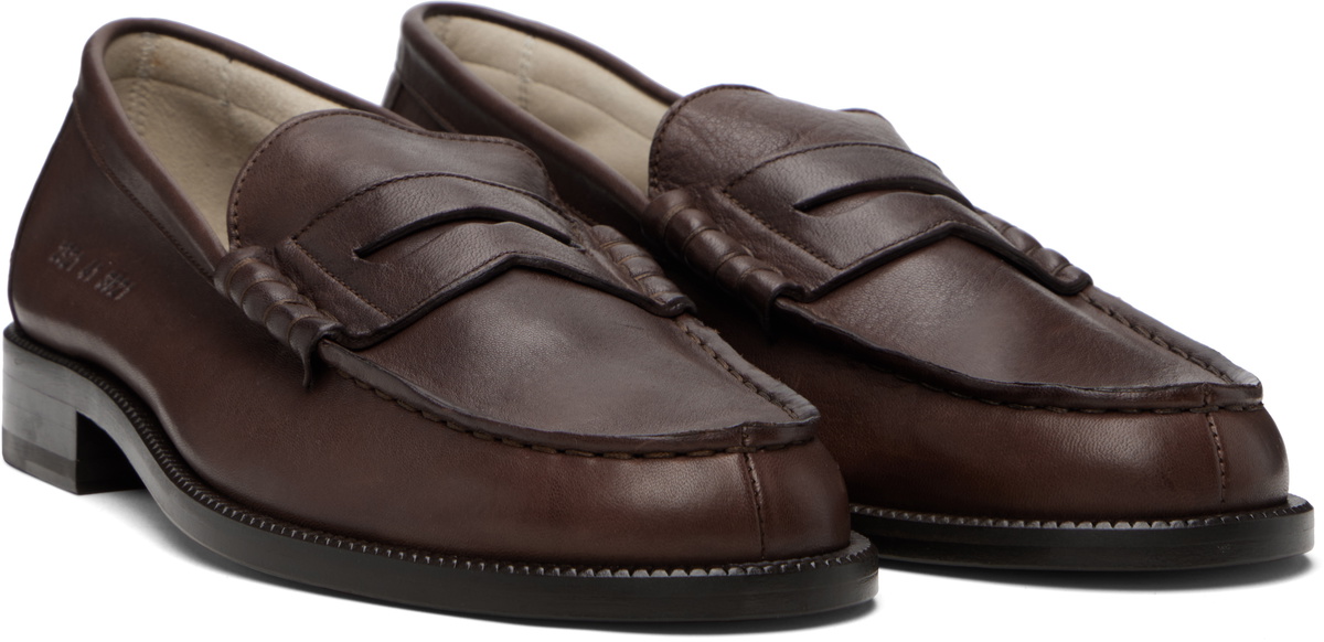 Common Projects Brown Soft Loafers