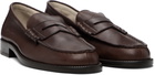 Common Projects Brown Soft Loafers