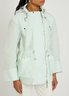 Rabanne Pinstriped Shell Jacket White