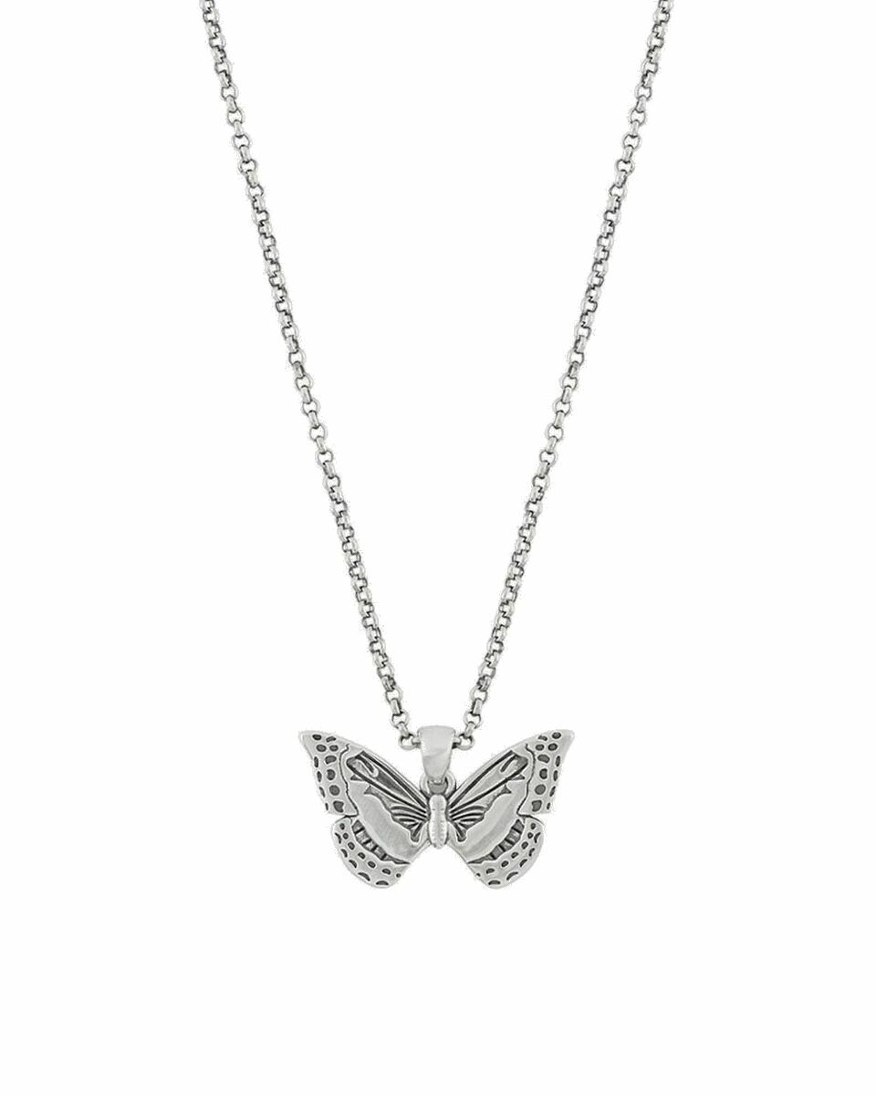 Photo: Serge De Nimes Silver Butterfly Necklace Silver - Mens - Jewellery
