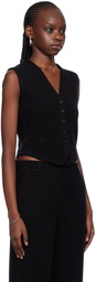 Guest in Residence Black Tailored Vest