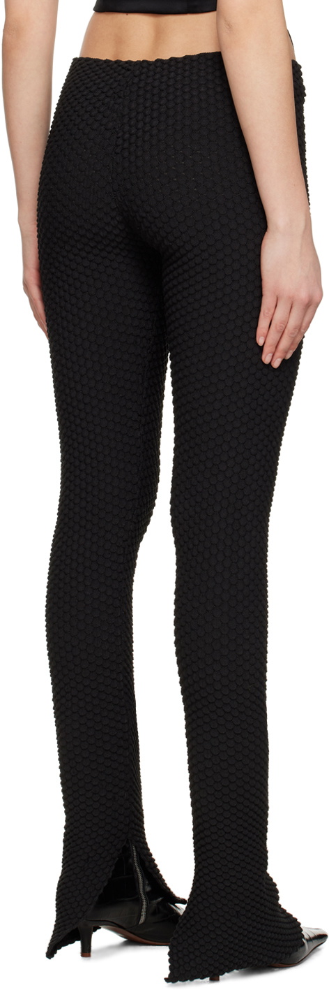 BEVZA Black Fish Scales Leggings