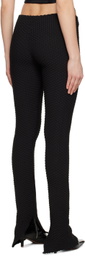 BEVZA Black Fish Scales Leggings