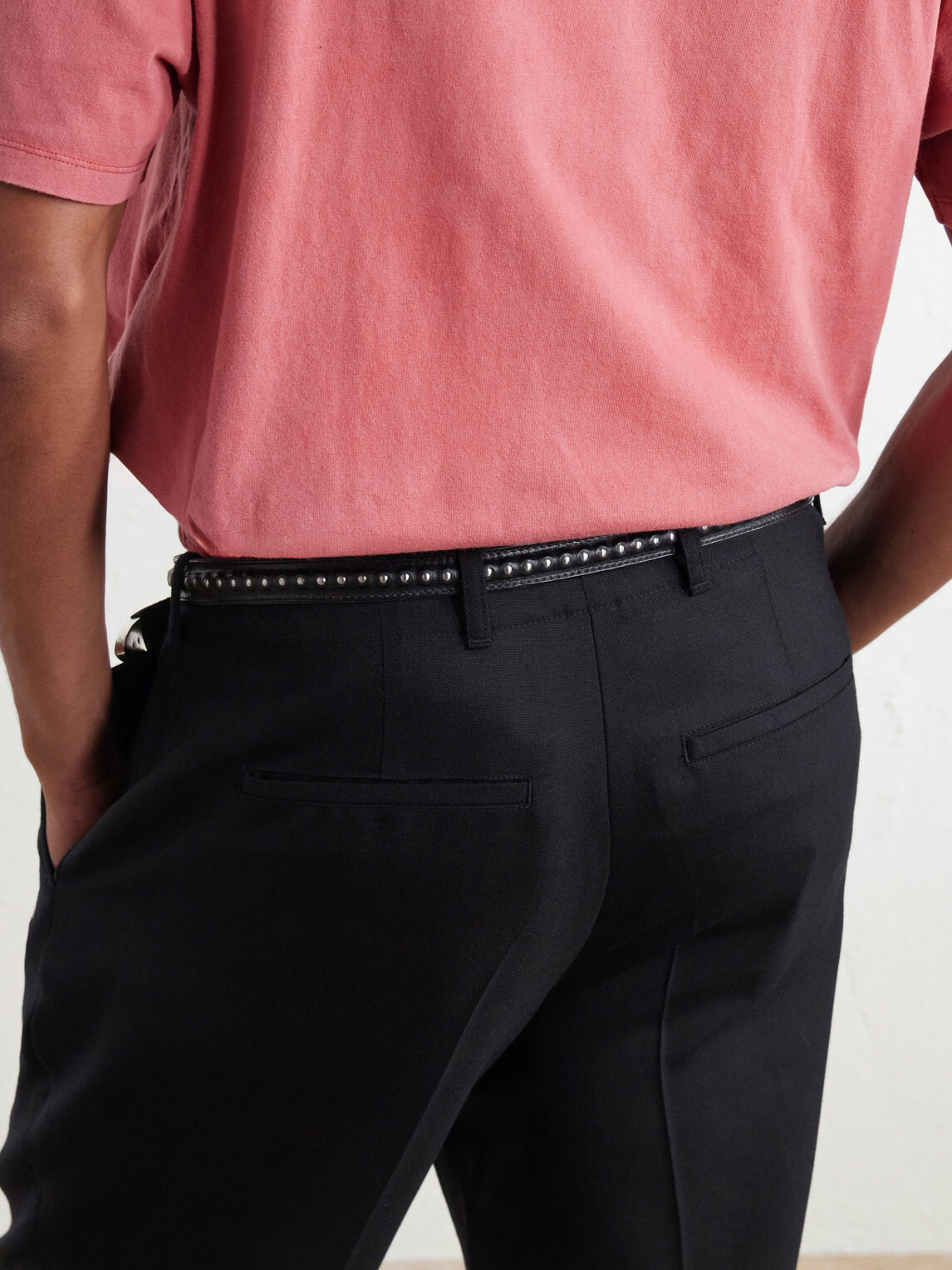 Our Legacy - 2cm Embellished Leather Belt - Black