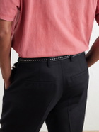 Our Legacy - 2cm Embellished Leather Belt - Black