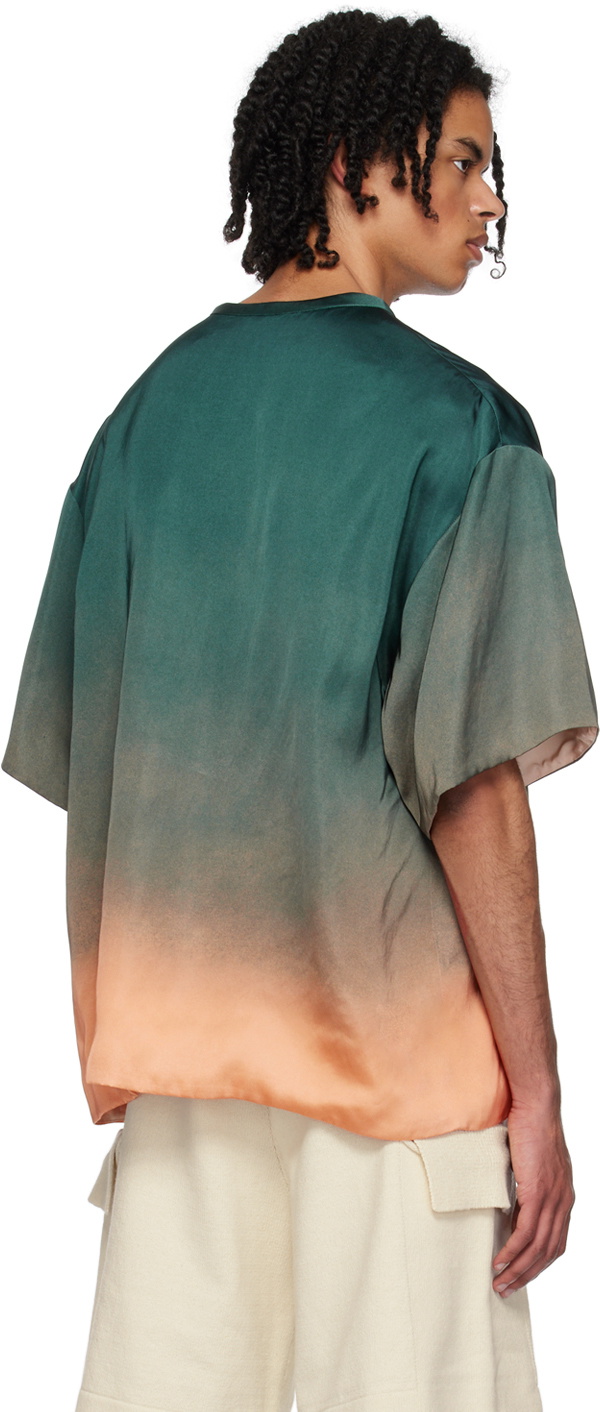 Tシャツ・カットソー Jil Sander Multicolor Cotton T-Shirt Set Jil Sander Green & Orange Printed T-Shirt Jil Sander