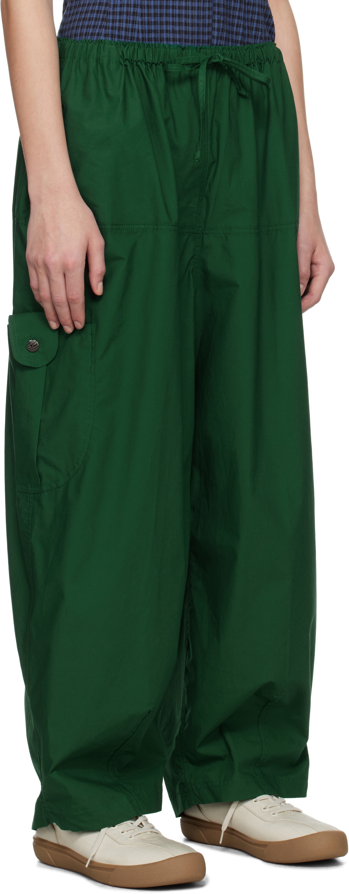 SC103 Green Margin Trousers