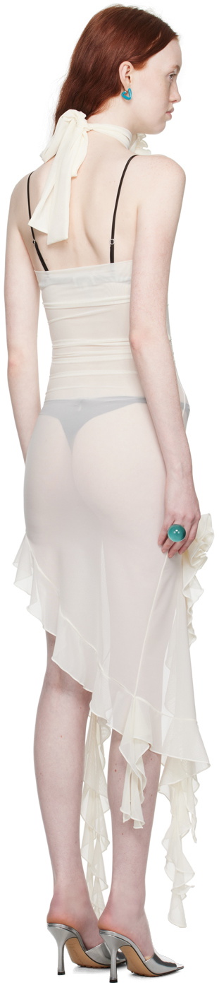 Fancì Club White 'The Crime' Midi Dress
