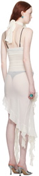 Fancì Club White 'The Crime' Midi Dress