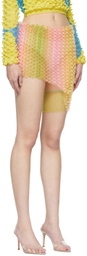 Chet Lo SSENSE Exclusive Multicolor Tropicana Mini Skirt