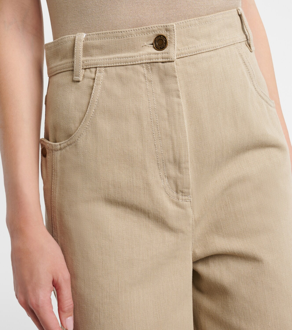 Max Mara High-rise wide-leg jeans