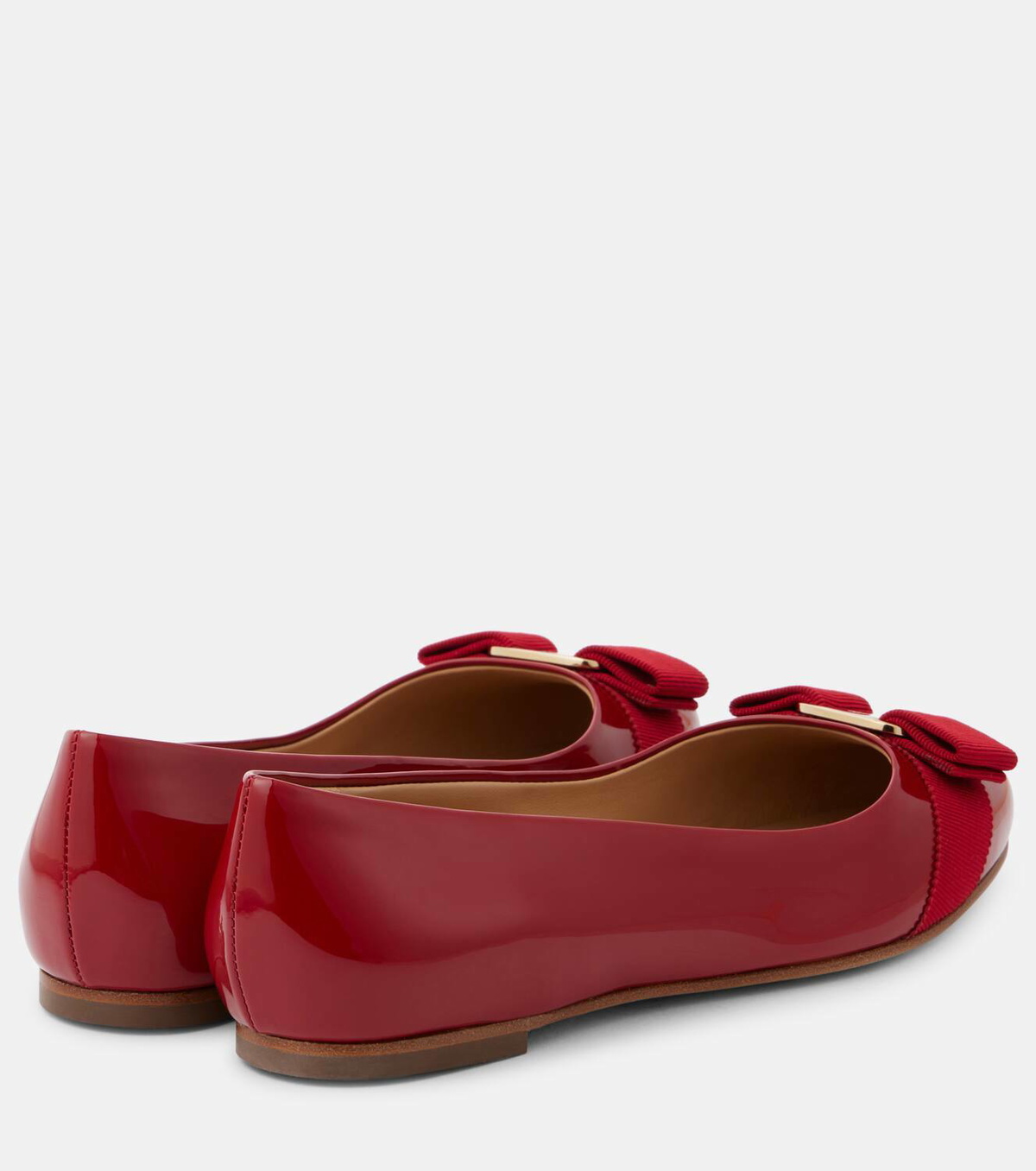 Ferragamo Varina patent leather ballet flats Salvatore Ferragamo Ferragamo Varina patent leather ballet flats Salvatore Ferragamo
