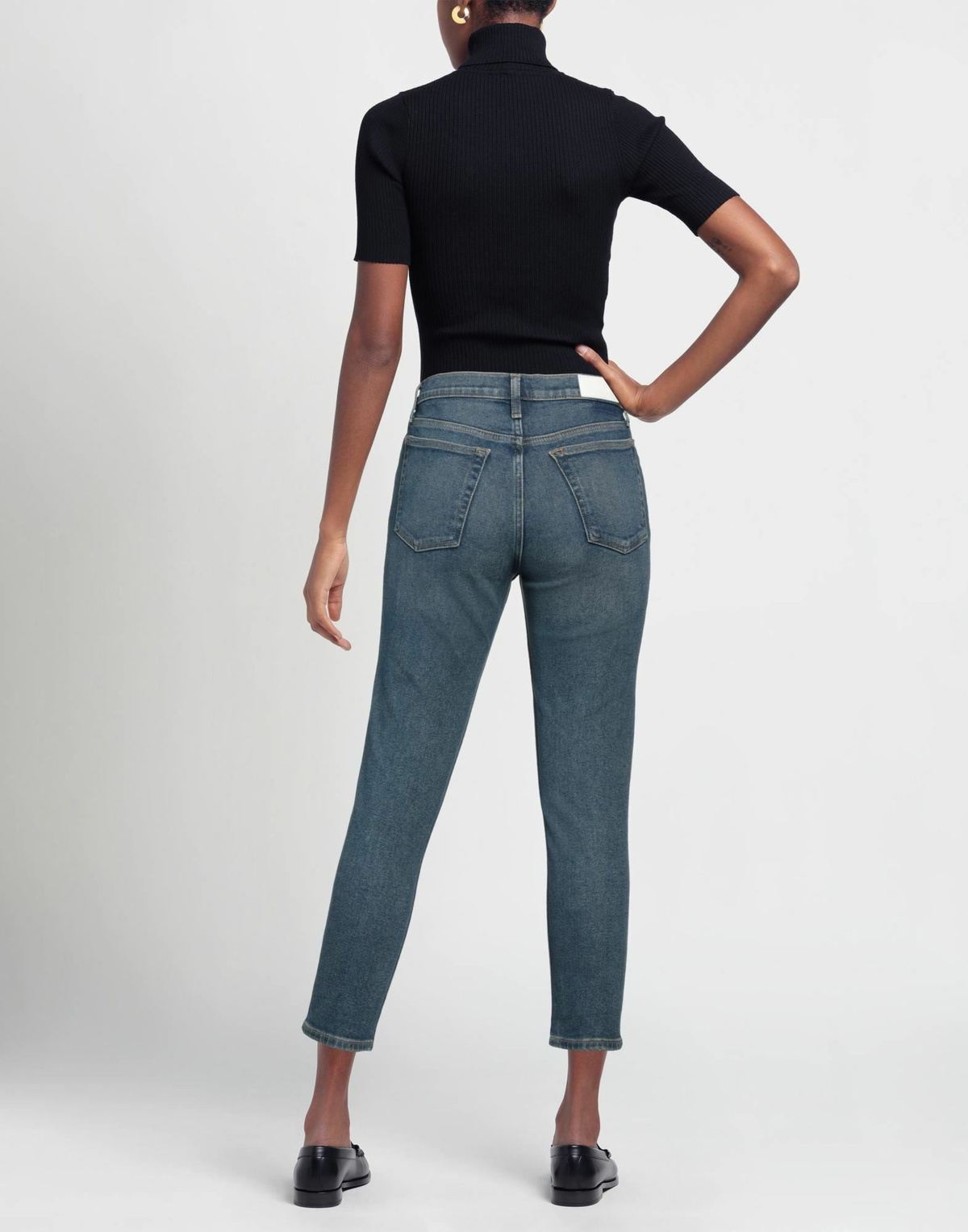 Re/done Womens Jeans in Blue