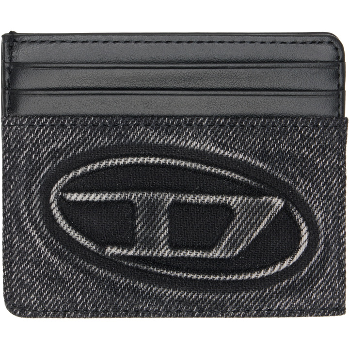 Photo: Diesel Black 1dr Card Holder