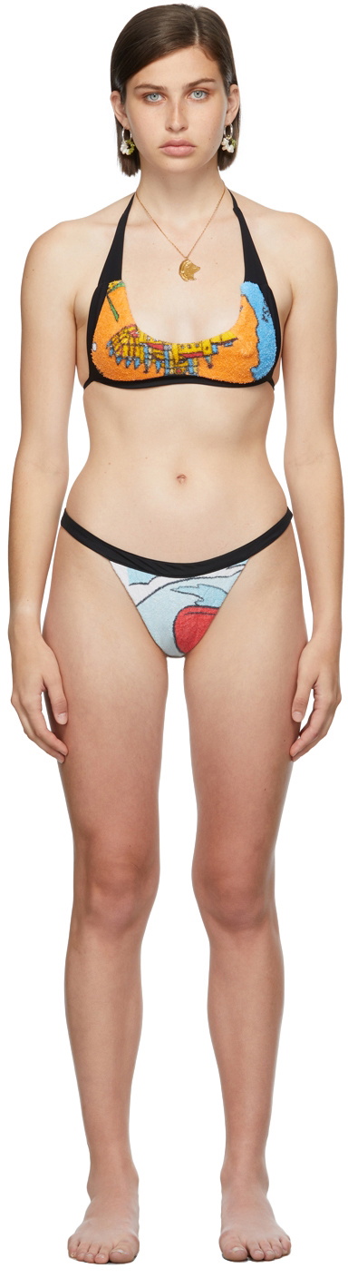 Rave Review SSENSE Exclusive Multicolor June Juno Bikini