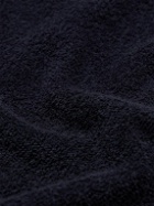 Orlebar Brown - Stark Ripstop-Trimmed Cotton-Fleece Hoodie - Blue