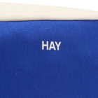HAY Multi Wash Bag in Electric Blue Multi 