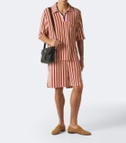 Valentino Striped terry polo shirt