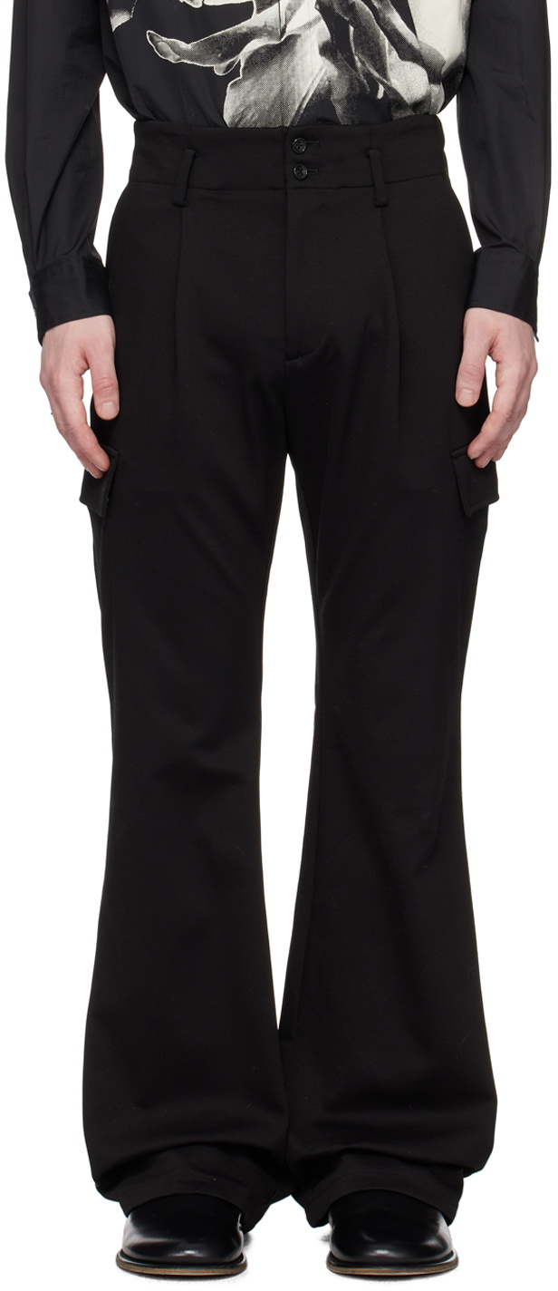 TAAKK Black Pleated Cargo Pants