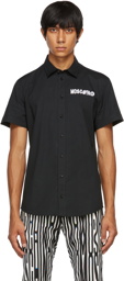 Moschino Black Symbols Logo Short Sleeve Shirt