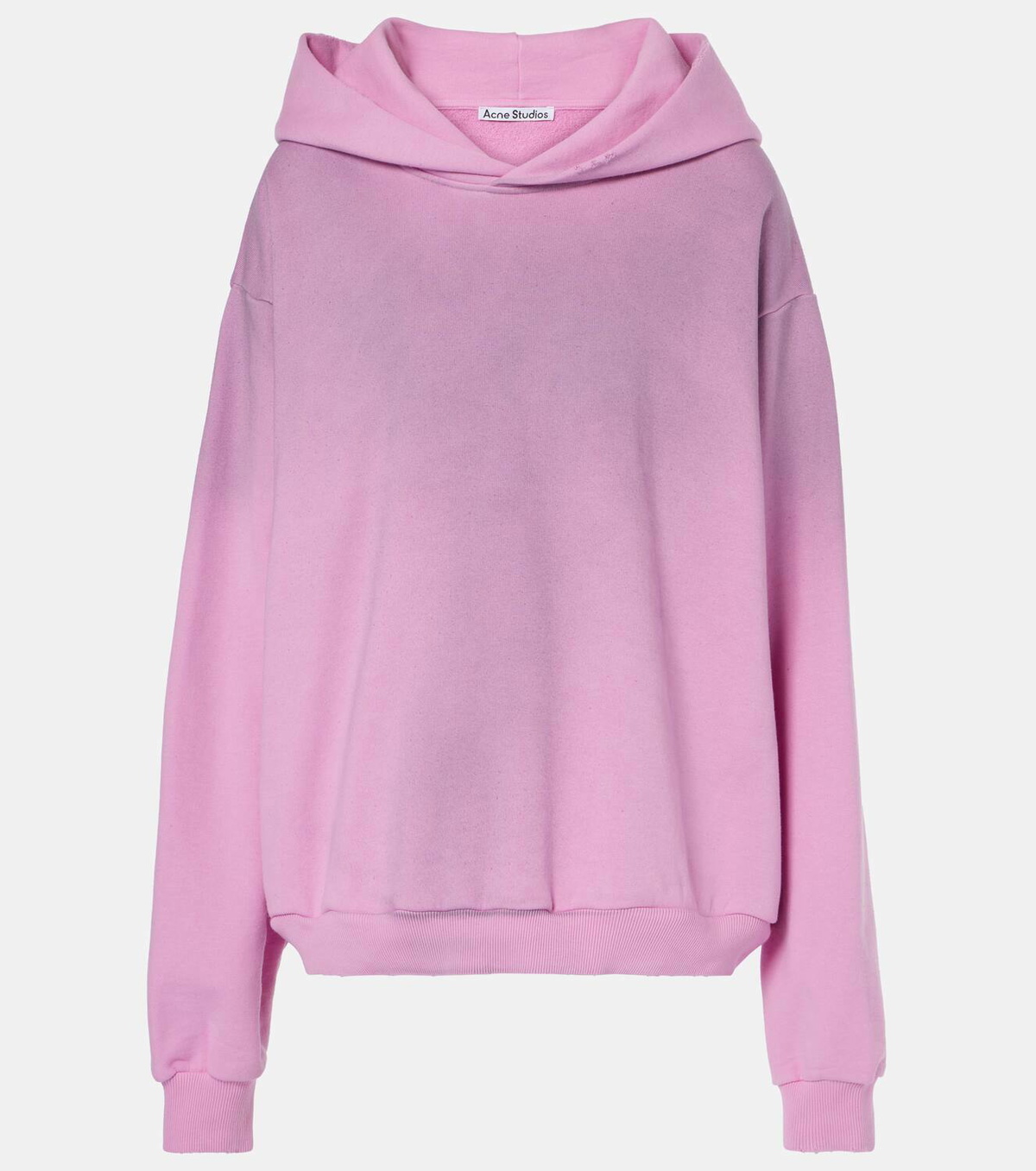Acne Studios Cotton-blend fleece hoodie Acne Studios