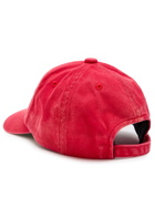 Saint Mxxxxxx Logo-appliquéd Cotton-twill cap - Red - One Size