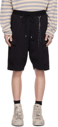 MASTERMIND WORLD Black MW High Density Cargo Shorts