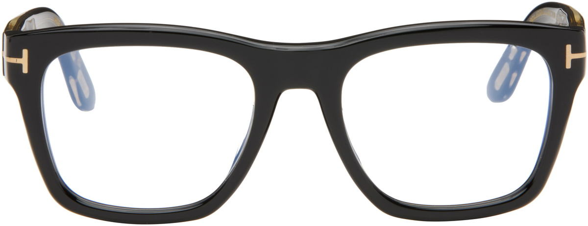 TOM FORD Black Icon Blue Light Block Square Glasses
